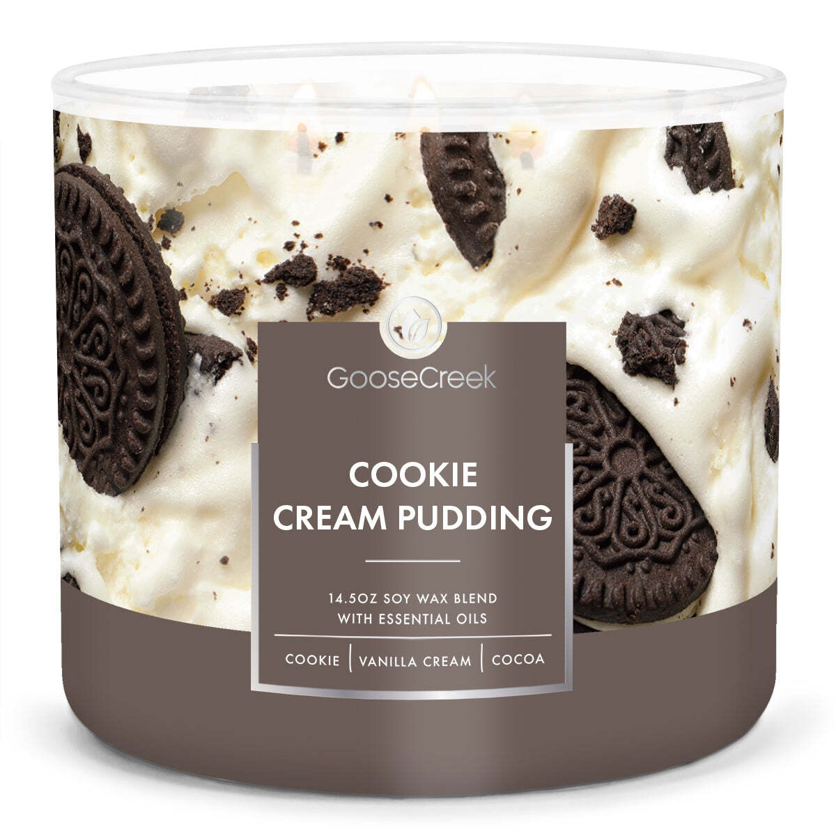 Cookie Cream Pudding 3-Wick Large Soy Candle