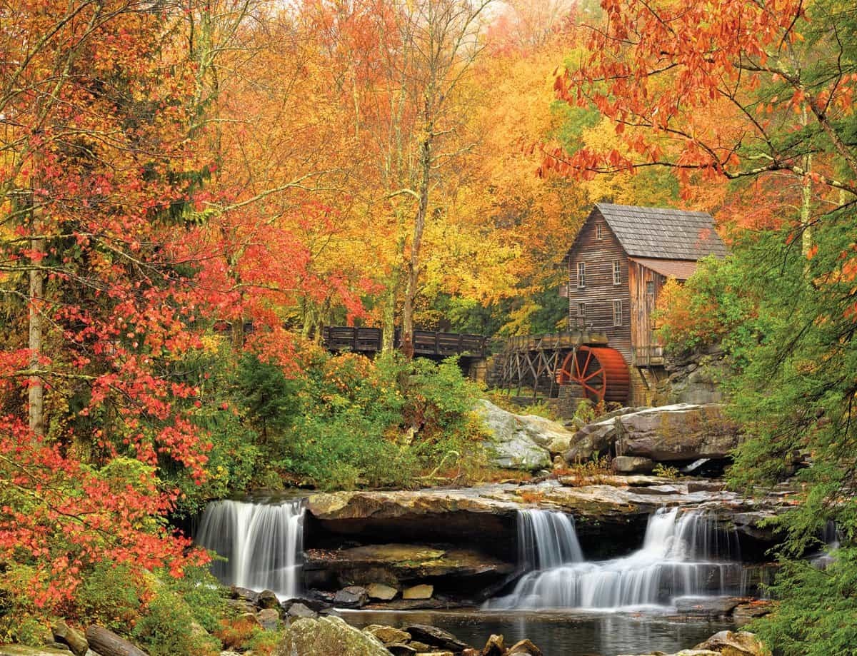 Old Grist Mill (1040pz) - 1000 Piece Jigsaw Puzzle