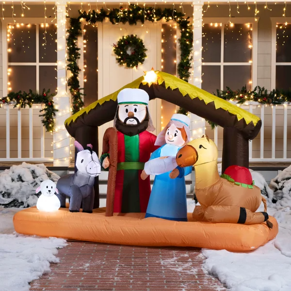 6.5ft Large Nativity Scene Inflatable