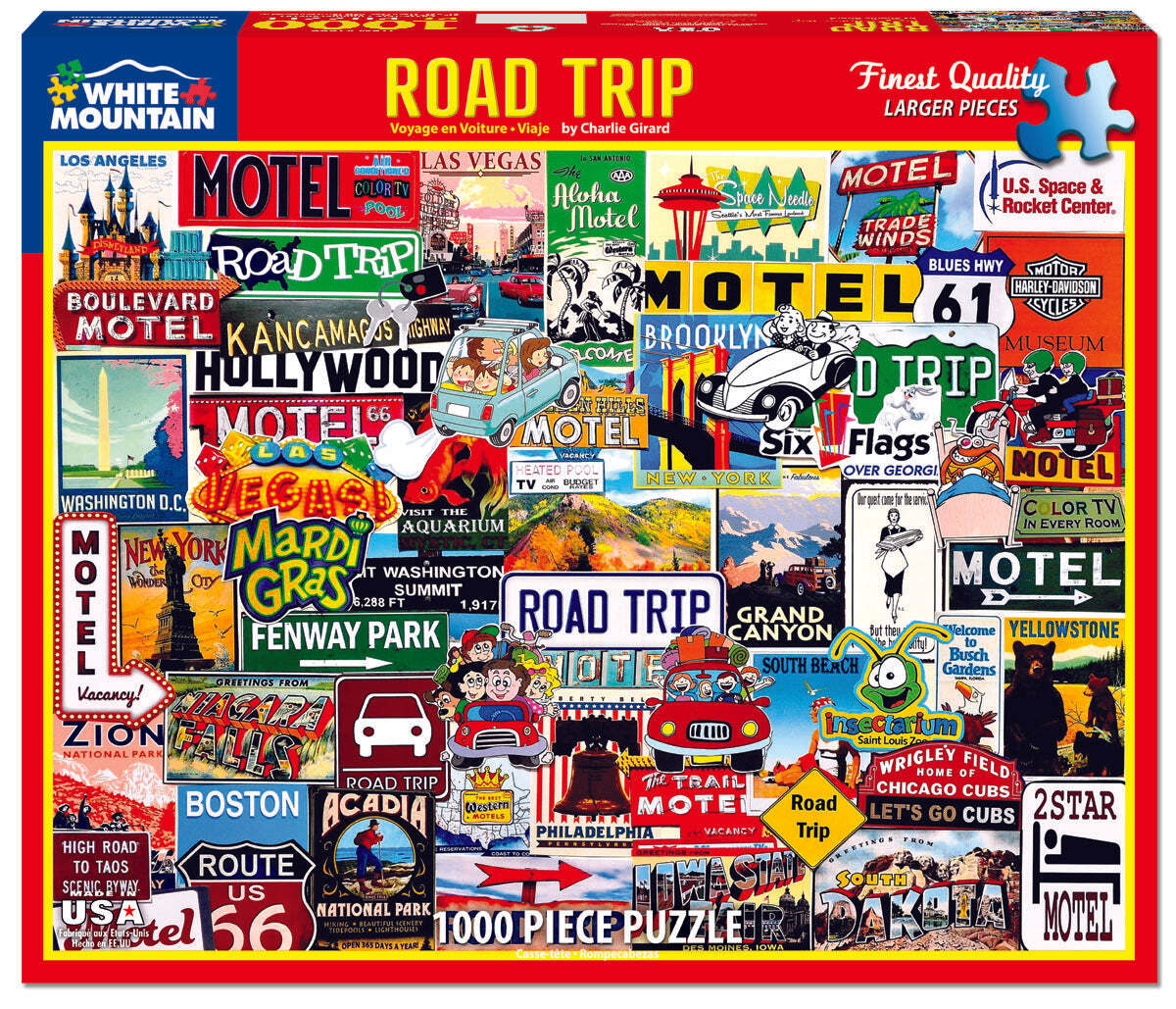 Road Trip (1665pz) - 1000 Piece Jigsaw Puzzle