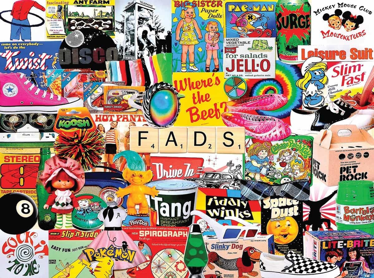 Fads (1459pz) - 1000 Piece Jigsaw Puzzle