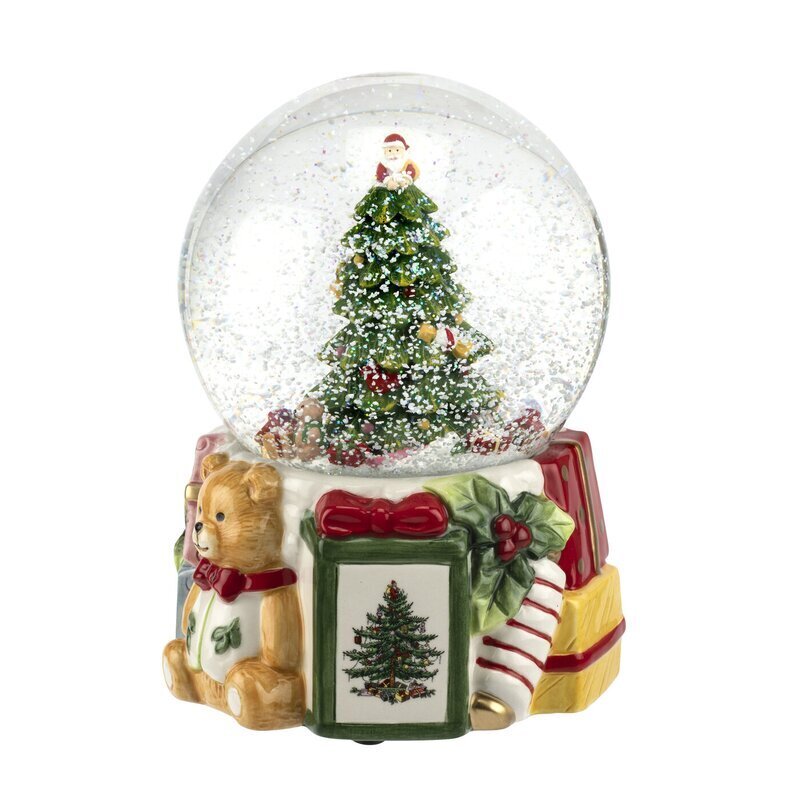 Christmas Tree Musical Snow Globe Kaneiely