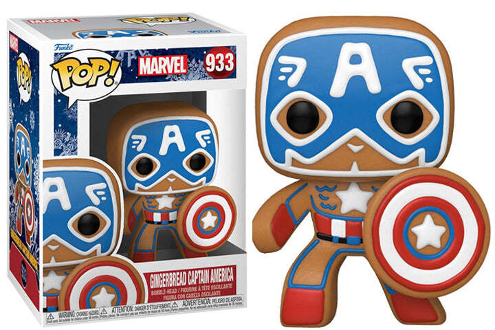 A POP MARVEL HOLIDAY CAPTAIN AMERICA GINGERBREAD