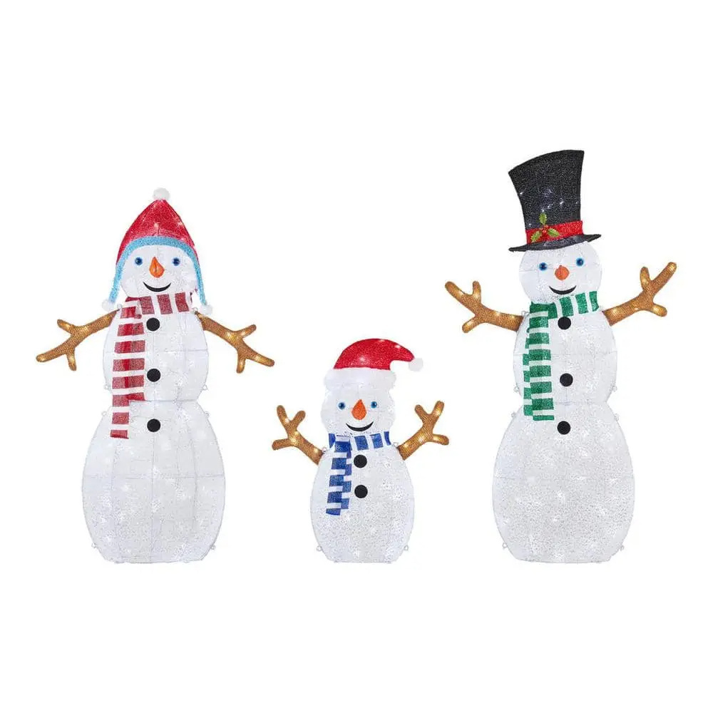 3-Piece Snowman Family
