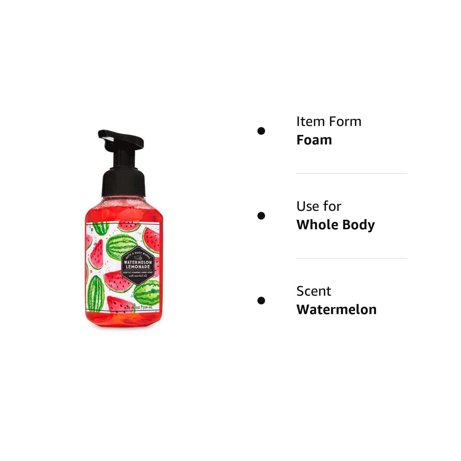 White Barn by Bath & Body Works Gentle Foaming Hand Soap in Mahogany Teakwood (2 Pack)