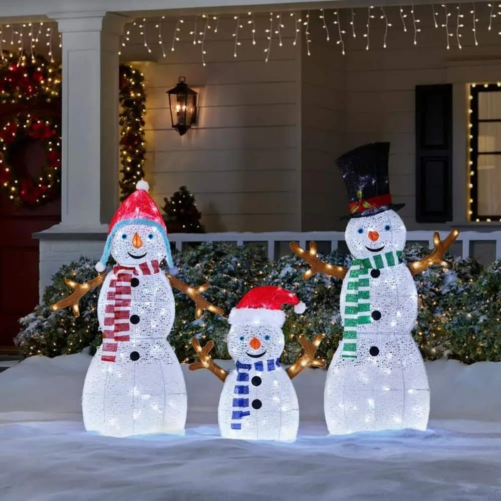 3-Piece Snowman Family