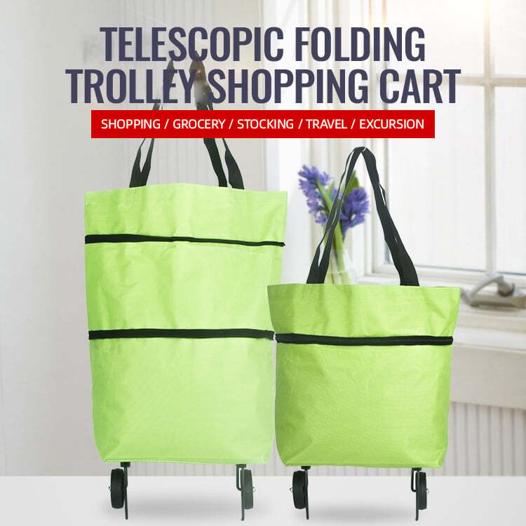 ✨-2 In 1 Foldable Shopping Cart🎁