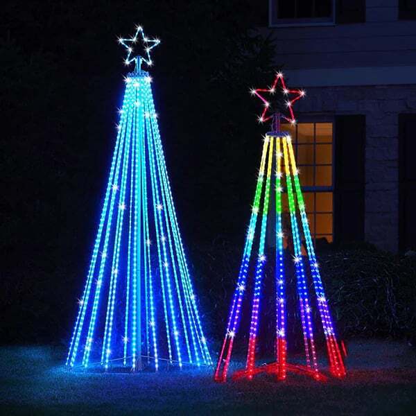 Multi-color Led Animated Outdoor Christmas Tree - Partduag