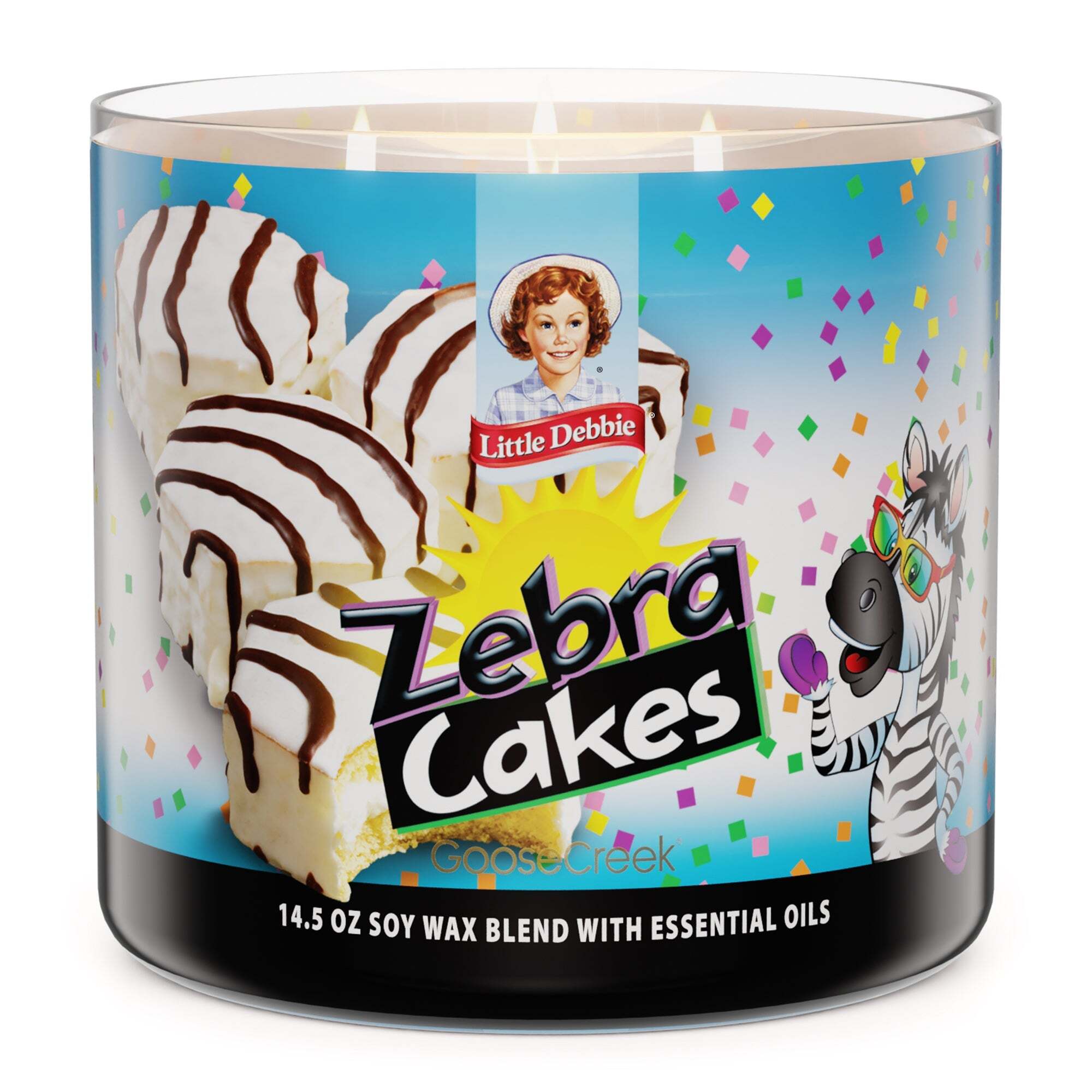 Zebra Cakes 3-Wick Candle