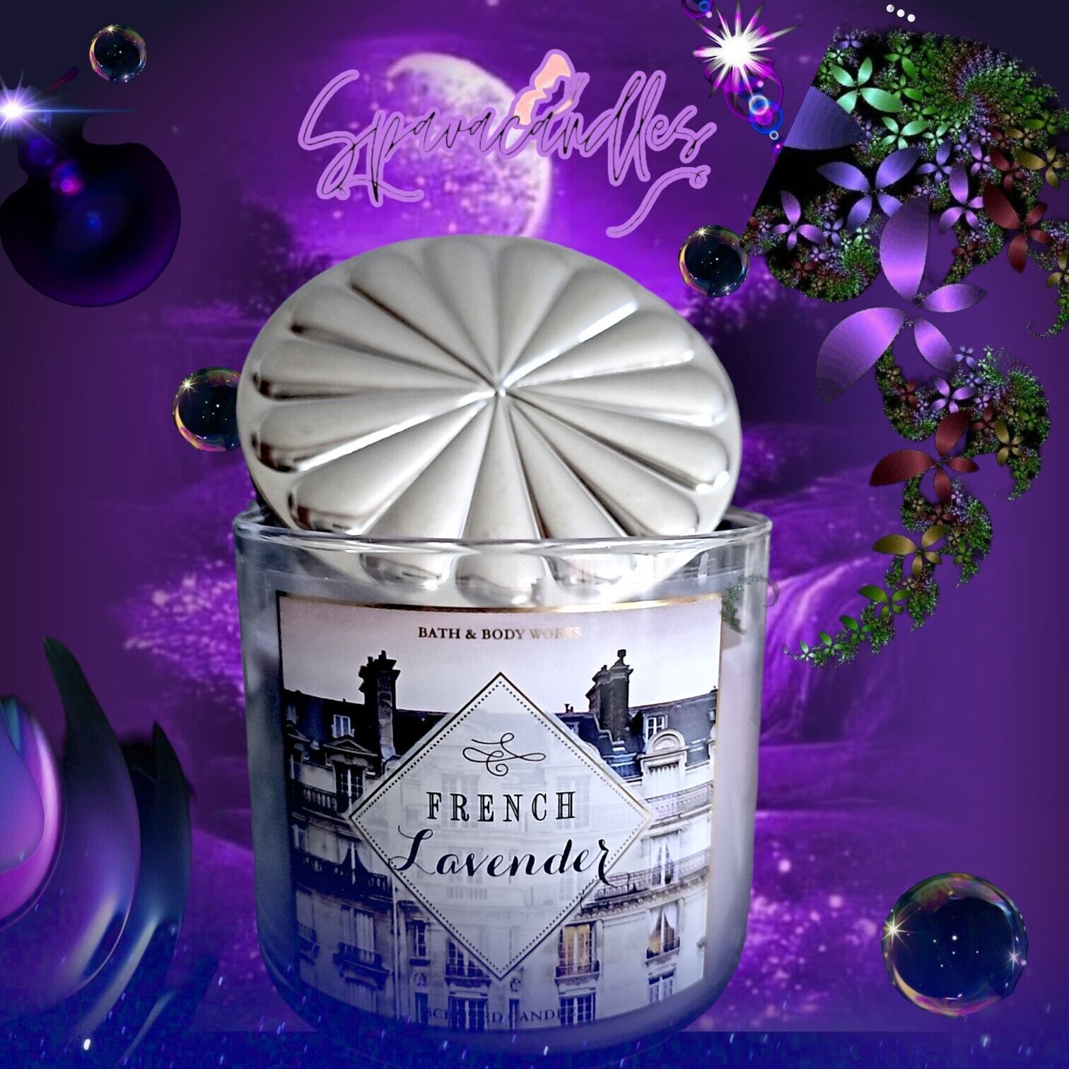 3 Wick Candle - French Lavender US Seller