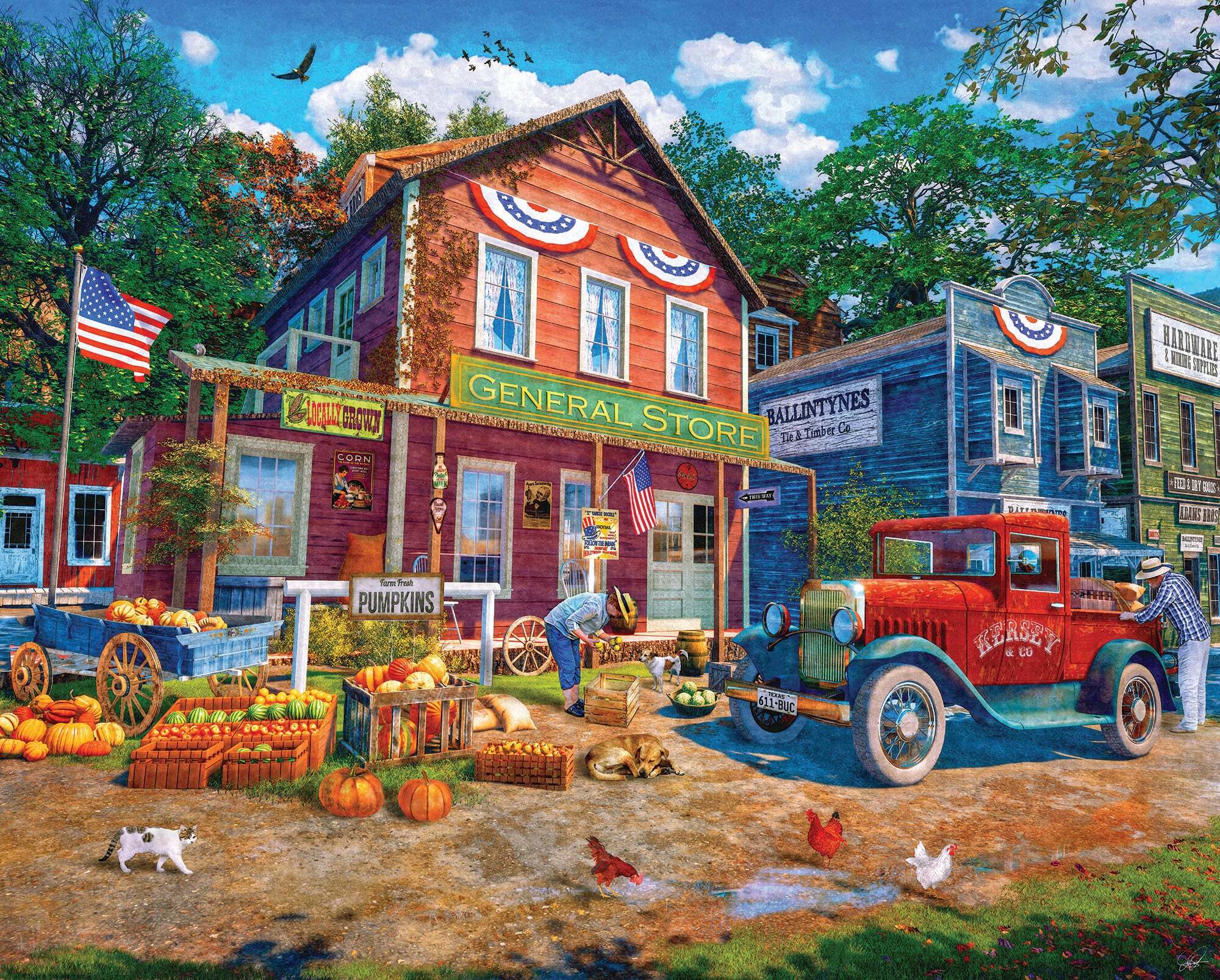 Country Store (1595pz) - 1000 Piece Jigsaw Puzzle