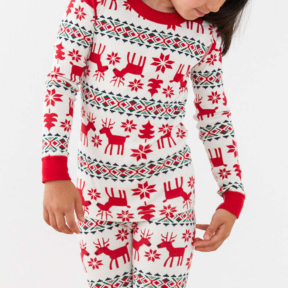 Christmas Deer and Snowflake Family Matching Set (with Pet's dog clothes)