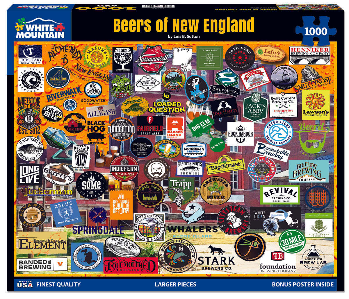 Beers of New England (1378pz) - 1000 Pieces