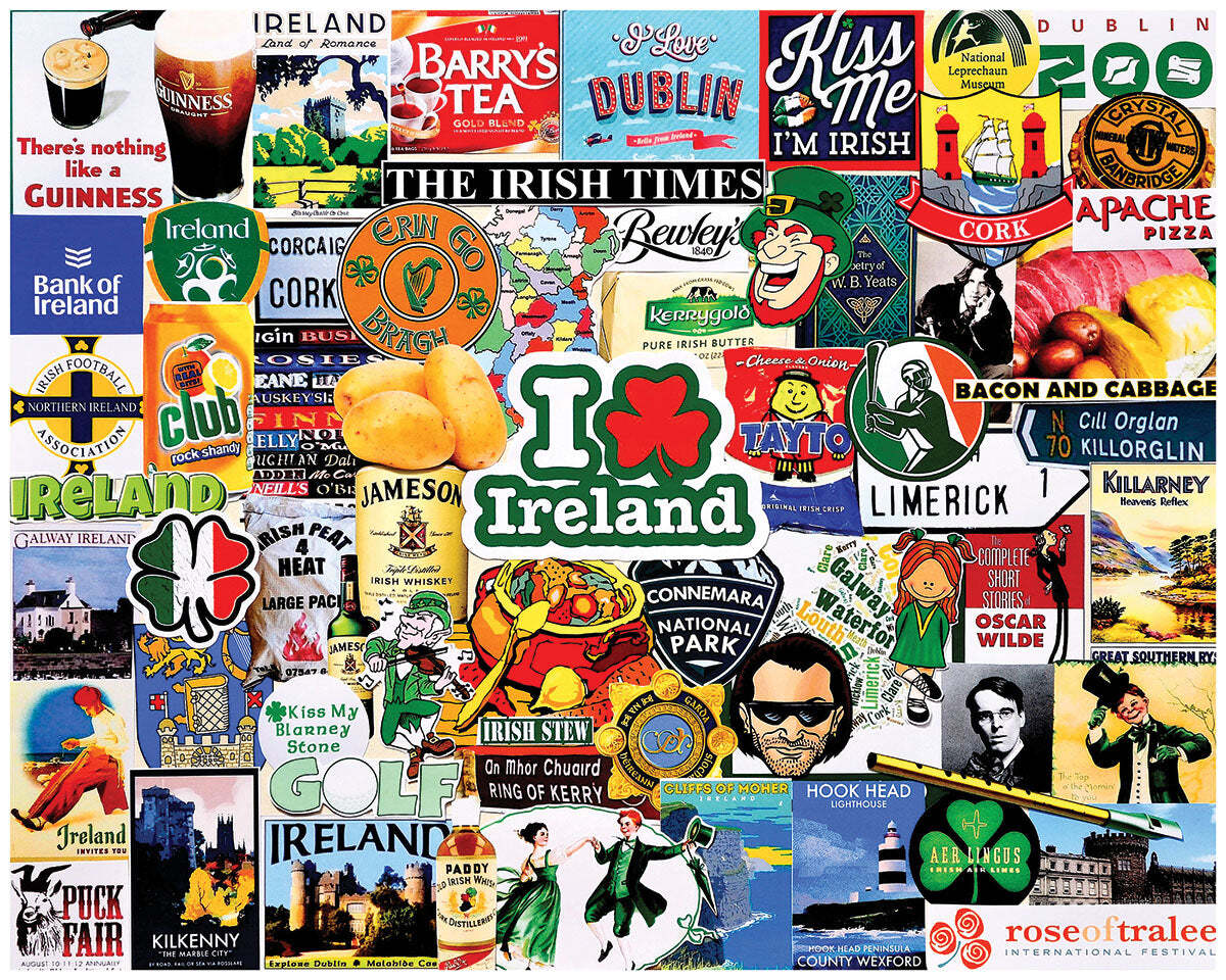 I Love Ireland (1774pz) - 1000 Piece Jigsaw Puzzle