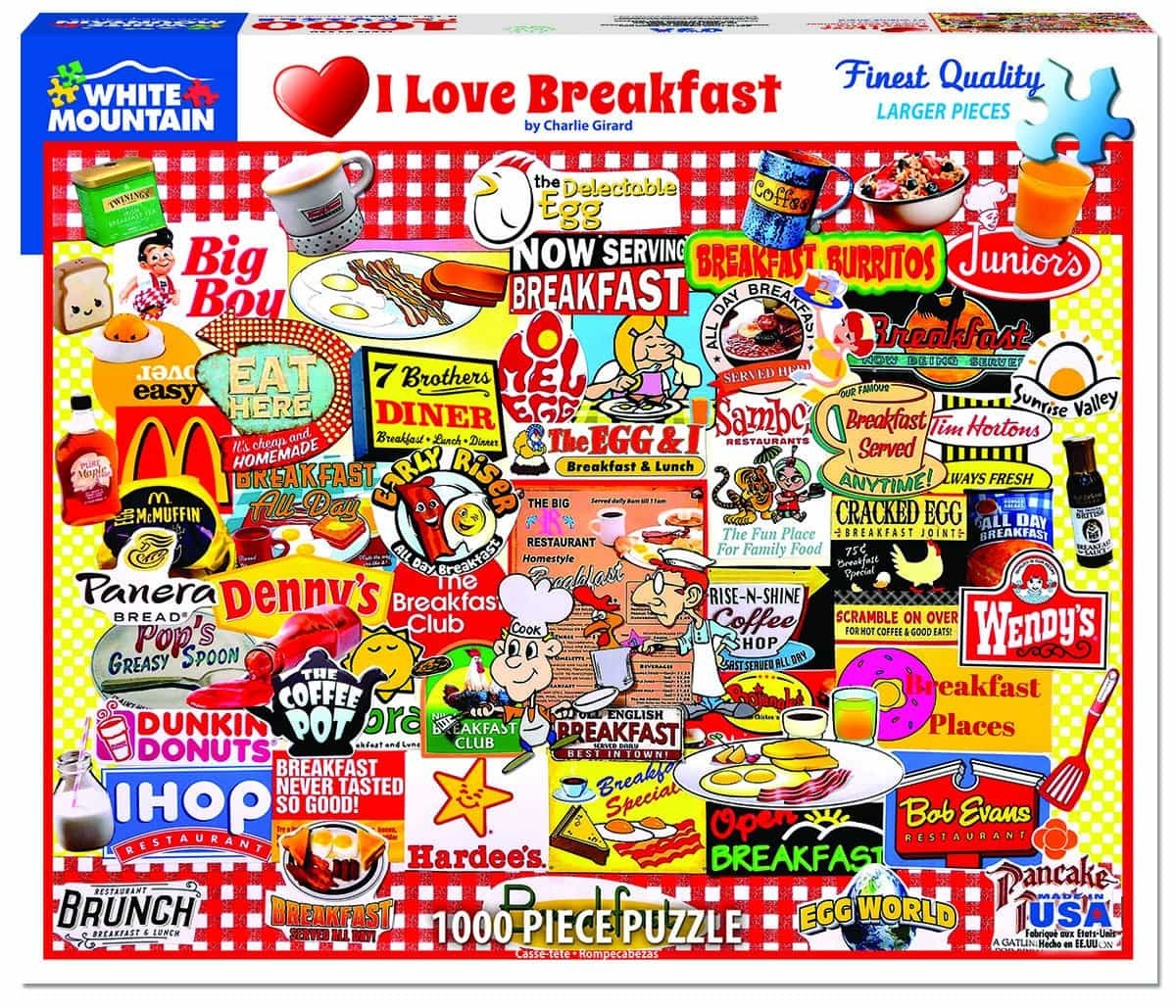 I Love Breakfast (1440pz) - 1000 Piece Jigsaw Puzzle