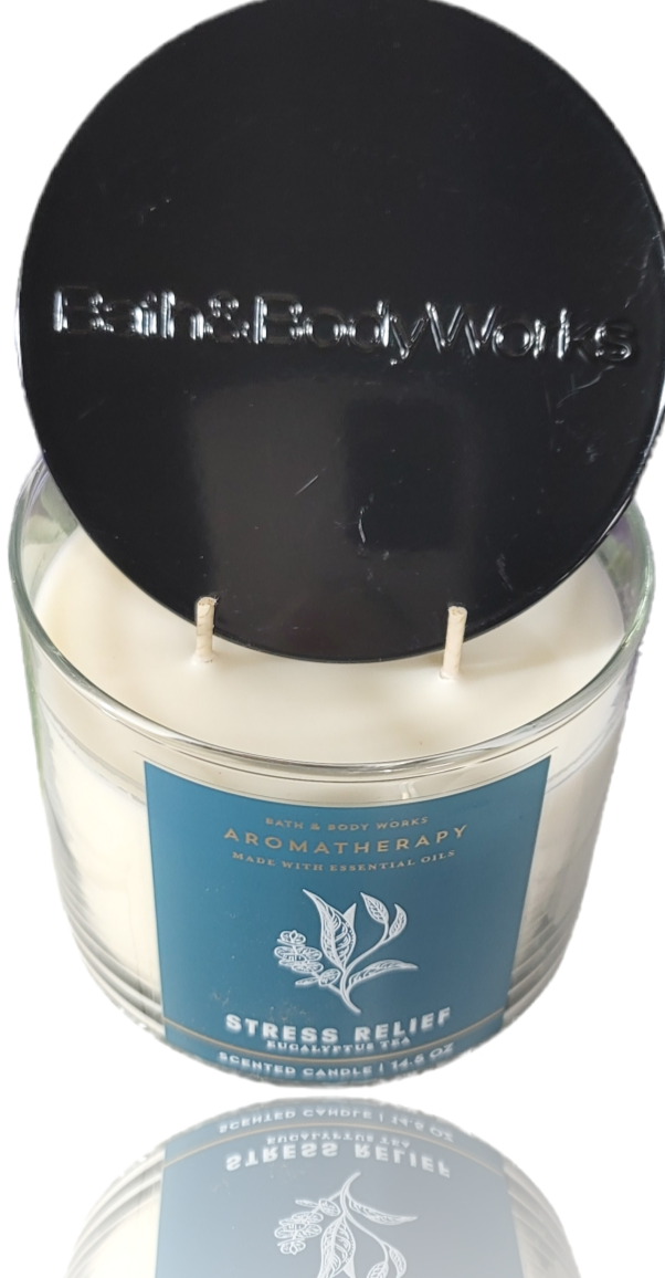 Eucalyptus Tea 3 Wick Candle Stress Relief