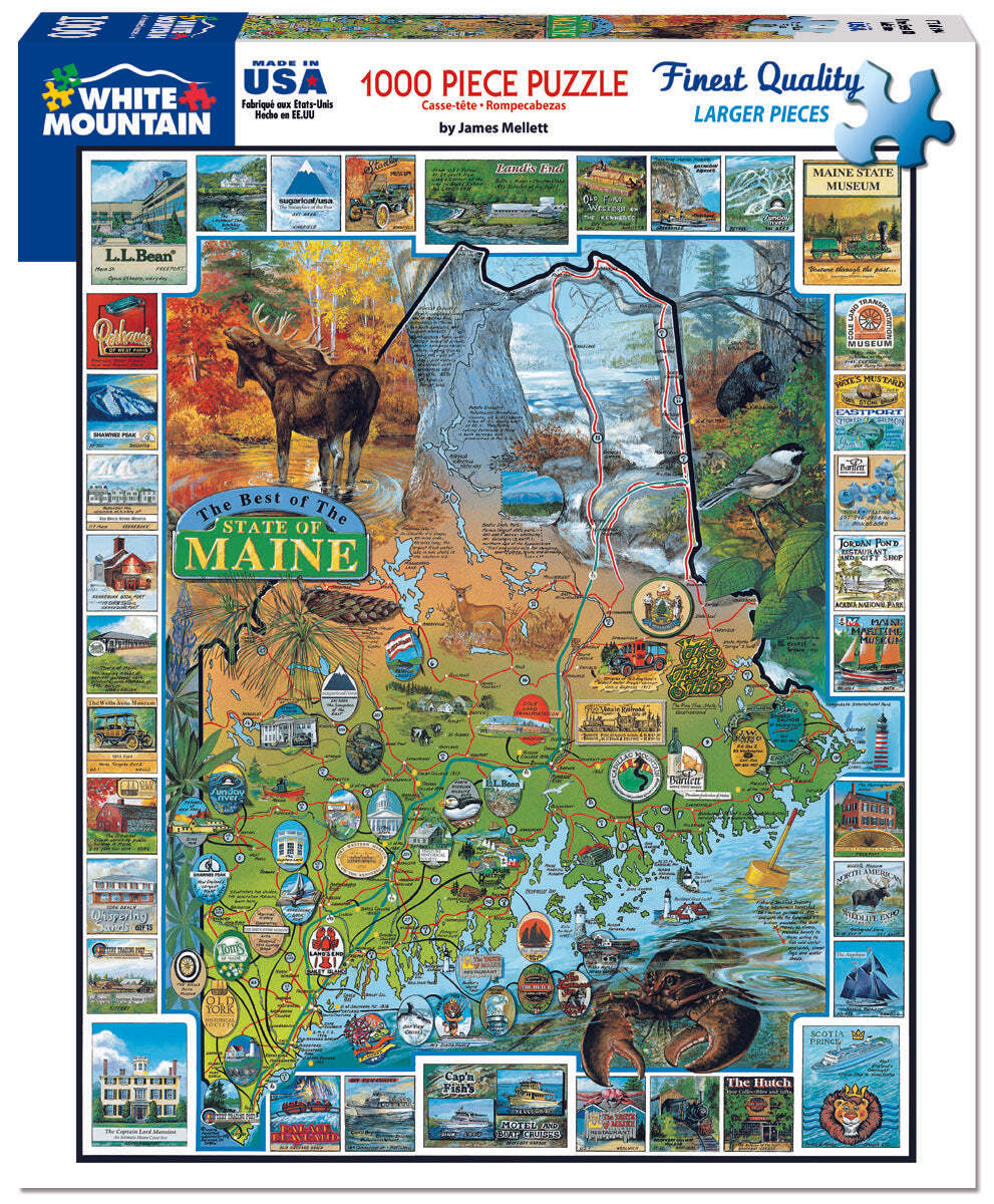 Best of Maine (94pz) - 1000 Piece Jigsaw Puzzle