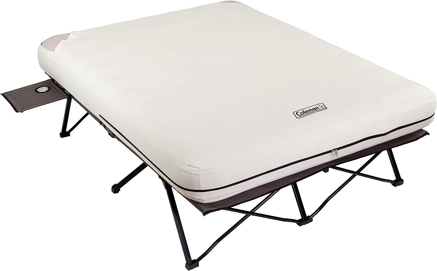 Camping Cot, Air Mattress, and Pump Combo, Folding Camp Cot and Air Be