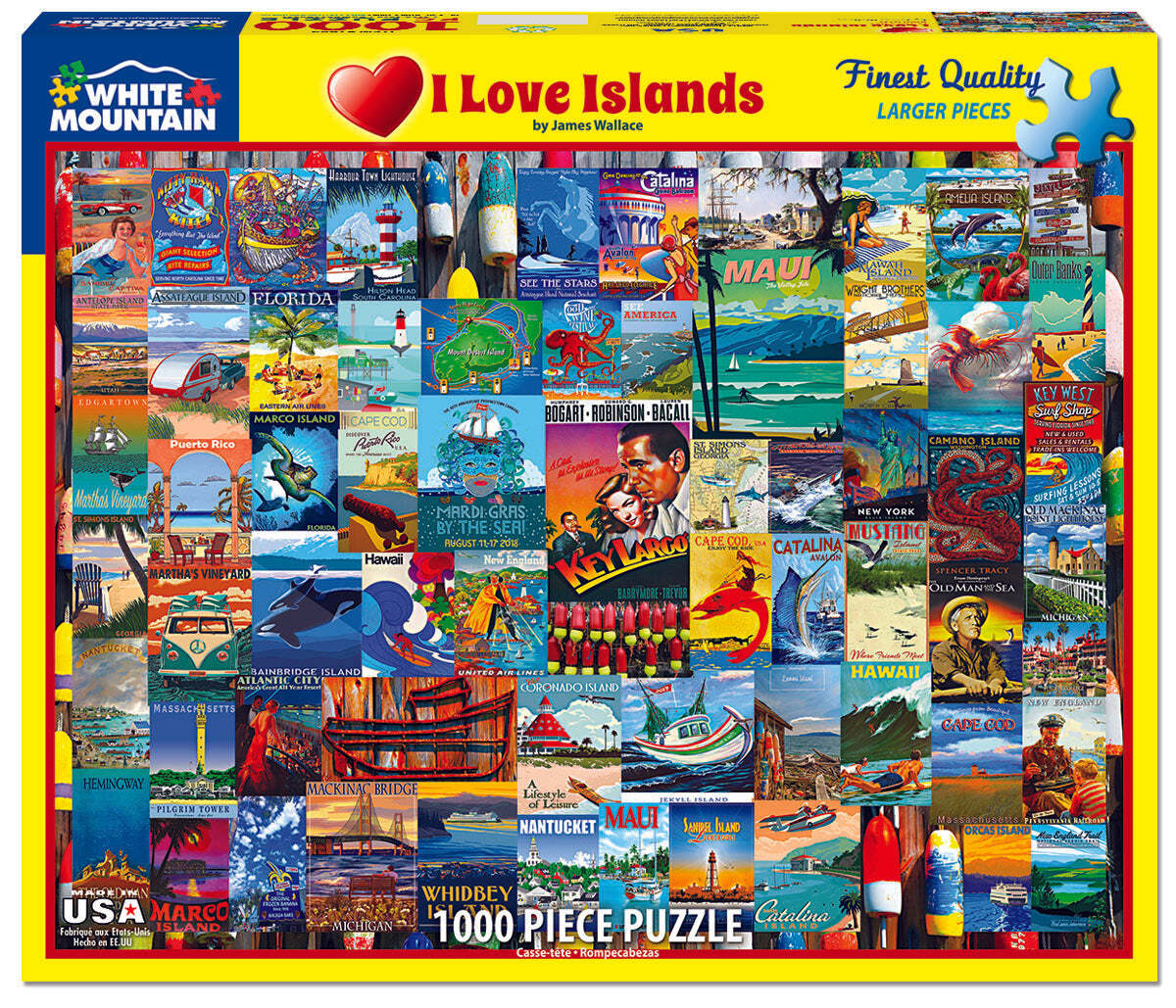 I Love Islands (1489pz) -  1000 Pieces