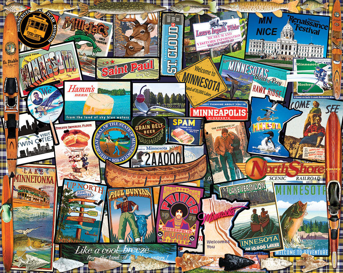 I Love Minnesota (1469pz) - 1000 Piece Jigsaw Puzzle