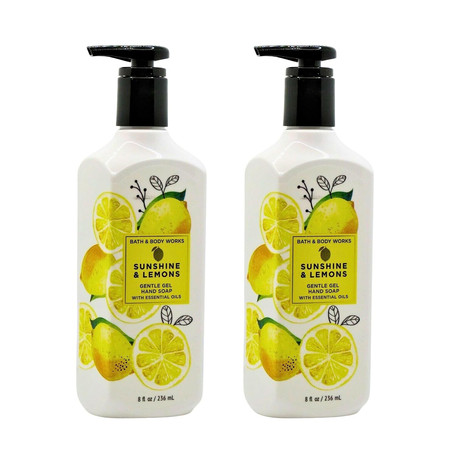 Bath & Body Works Gel Hand Soap 2-Pack 8oz/236mL Each (Marshmallow Pumpkin Latte)