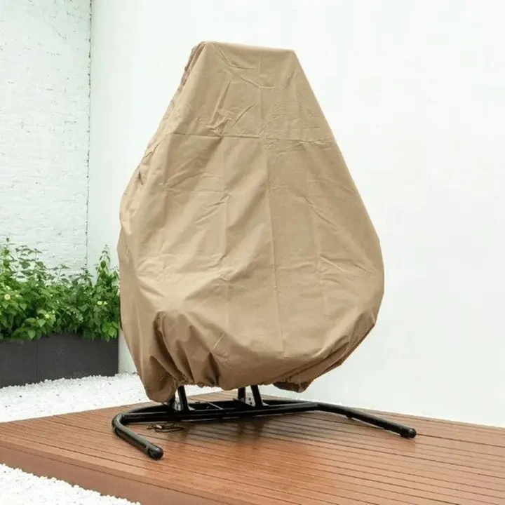 2023 Patio Wicker Swing Chair With Stand Rain Cover Included Savings Central
