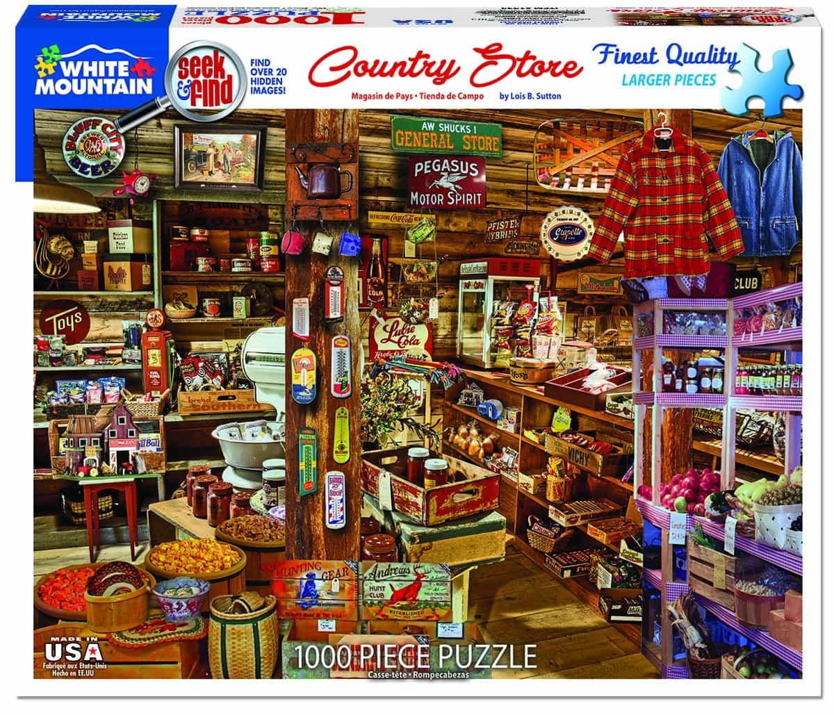 Country Store - Seek & Find (1393pz) - 1000 Piece Jigsaw Puzzles