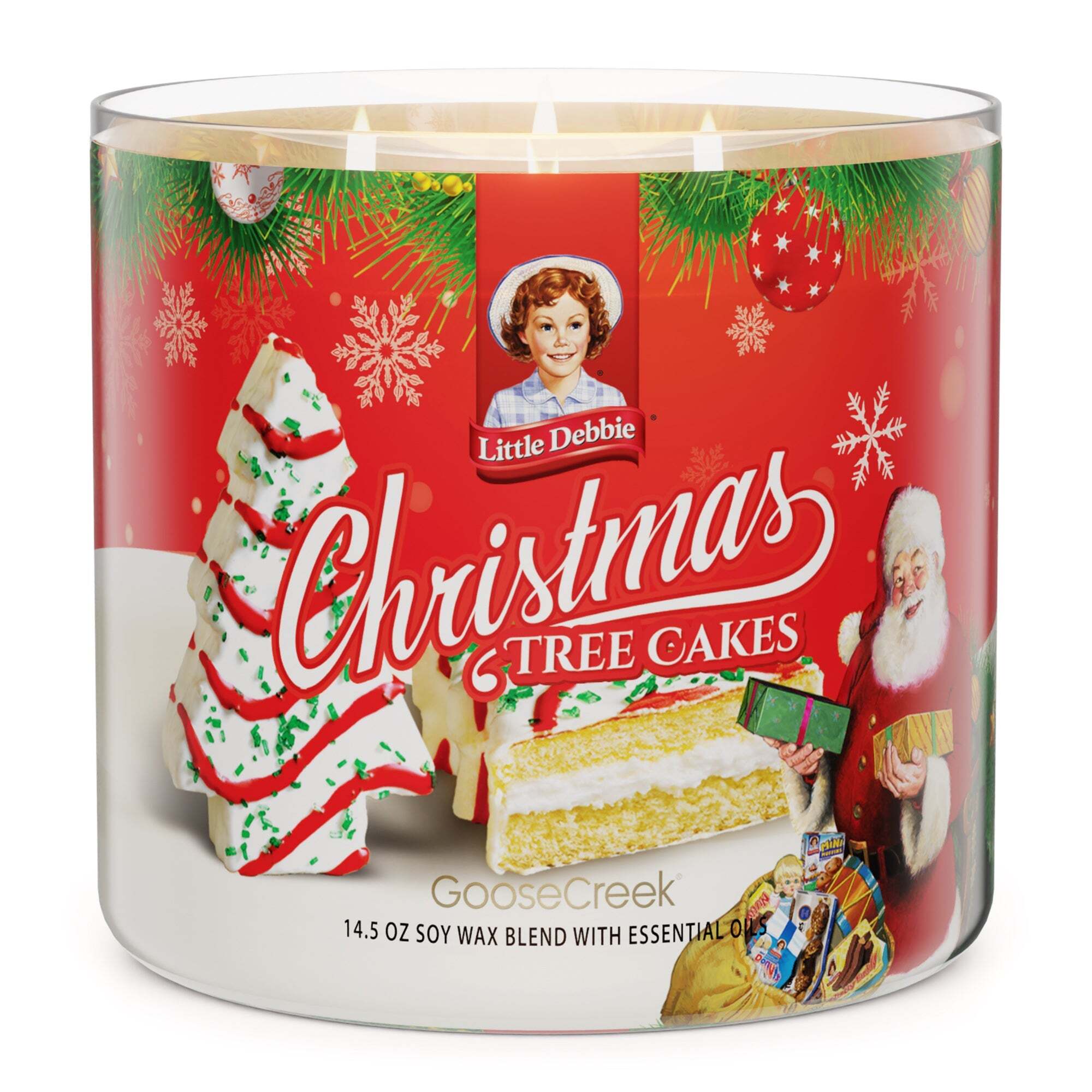 Christmas Tree Cakes 3-Wick Candle