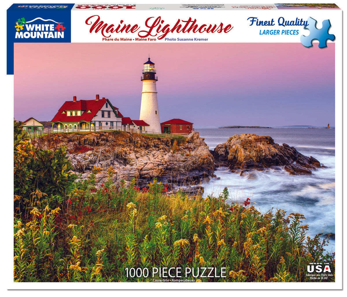 Maine Lighthouse (1207pz) - 1000 Piece Jigsaw Puzzle