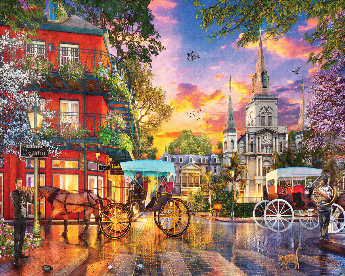 Sunset in New Orleans (1782pz) - 1000 Piece Jigsaw Puzzle