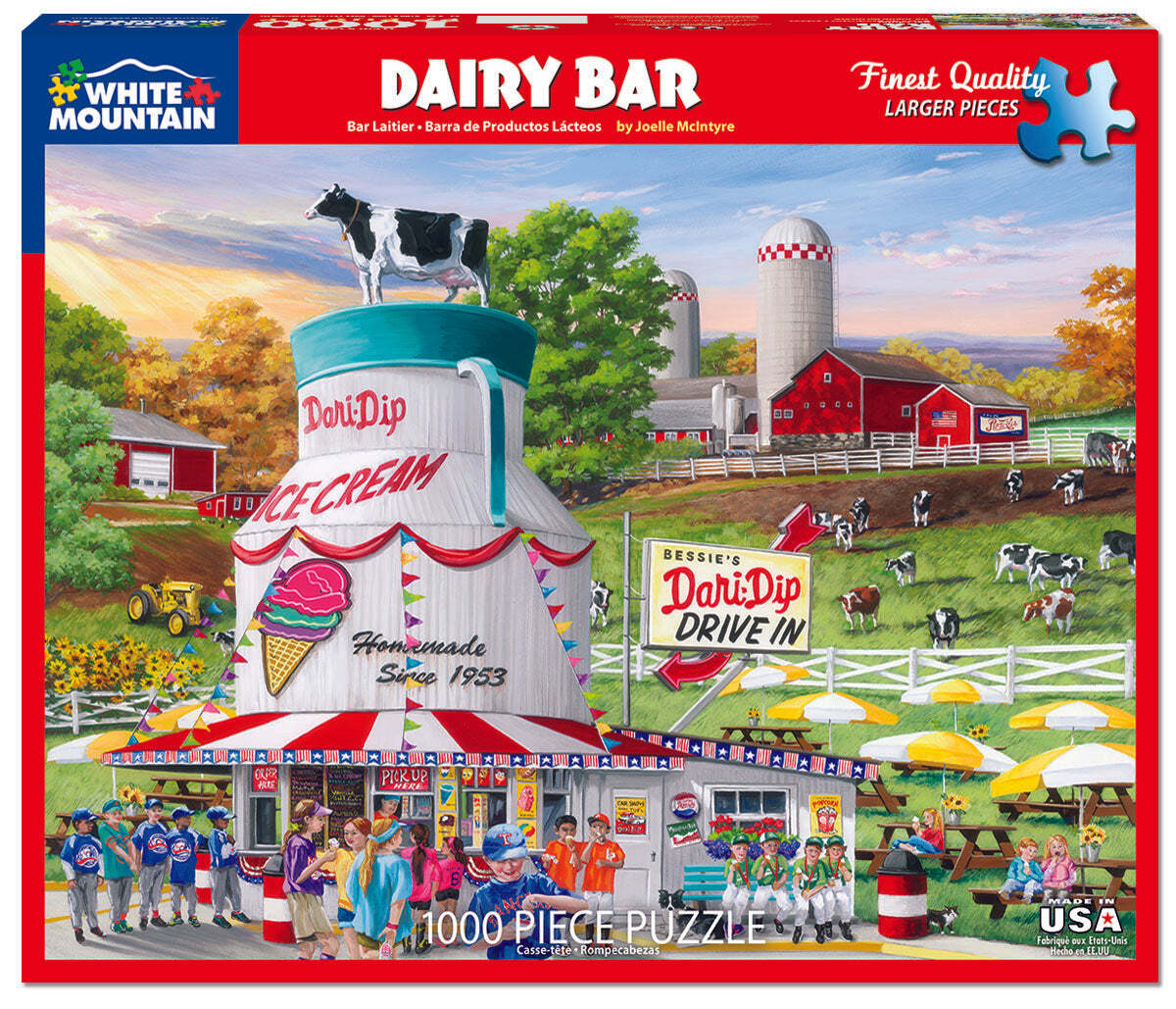 Dairy Bar (1587pz) - 1000 Piece Jigsaw Puzzle