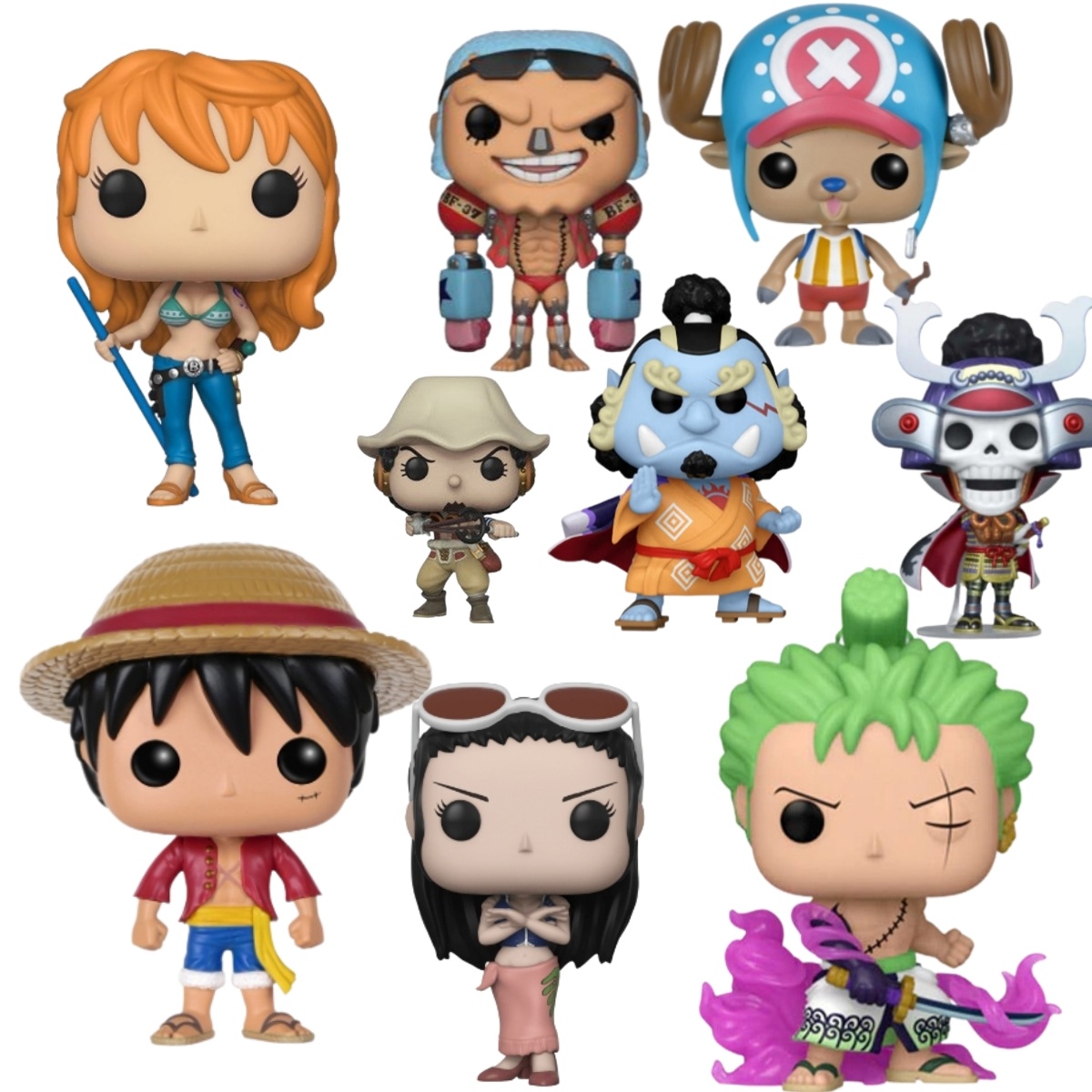 One Piece - Straw Hat Pirates, a crew of 9 members.