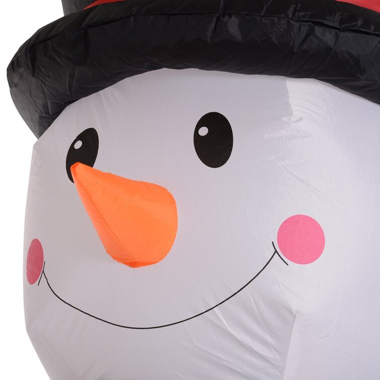 Waving Snowman LED Lighted Outdoor Air Blown Inflatable Christmas