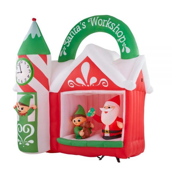 Christmas-animated Inflatable Santas Workshop Scene - 🎅christmas Sale🔥