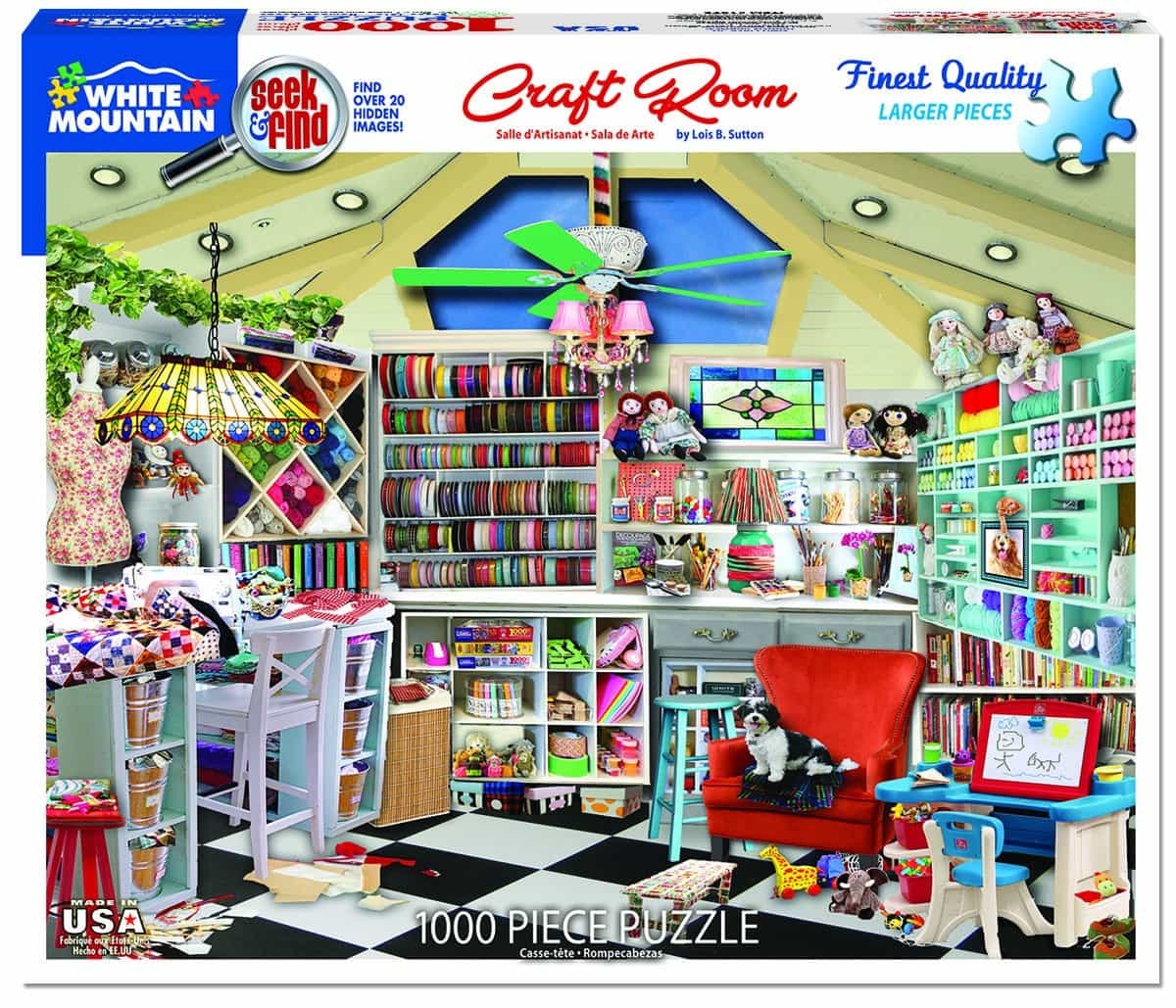 Craft Room-Seek & Find (1372pz) - 1000 Piece Jigsaw Puzzle