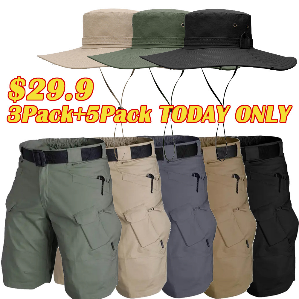 🔥 Last Day Promotion 💥5 Pack shorts+ 3 Pack hats only $29.9