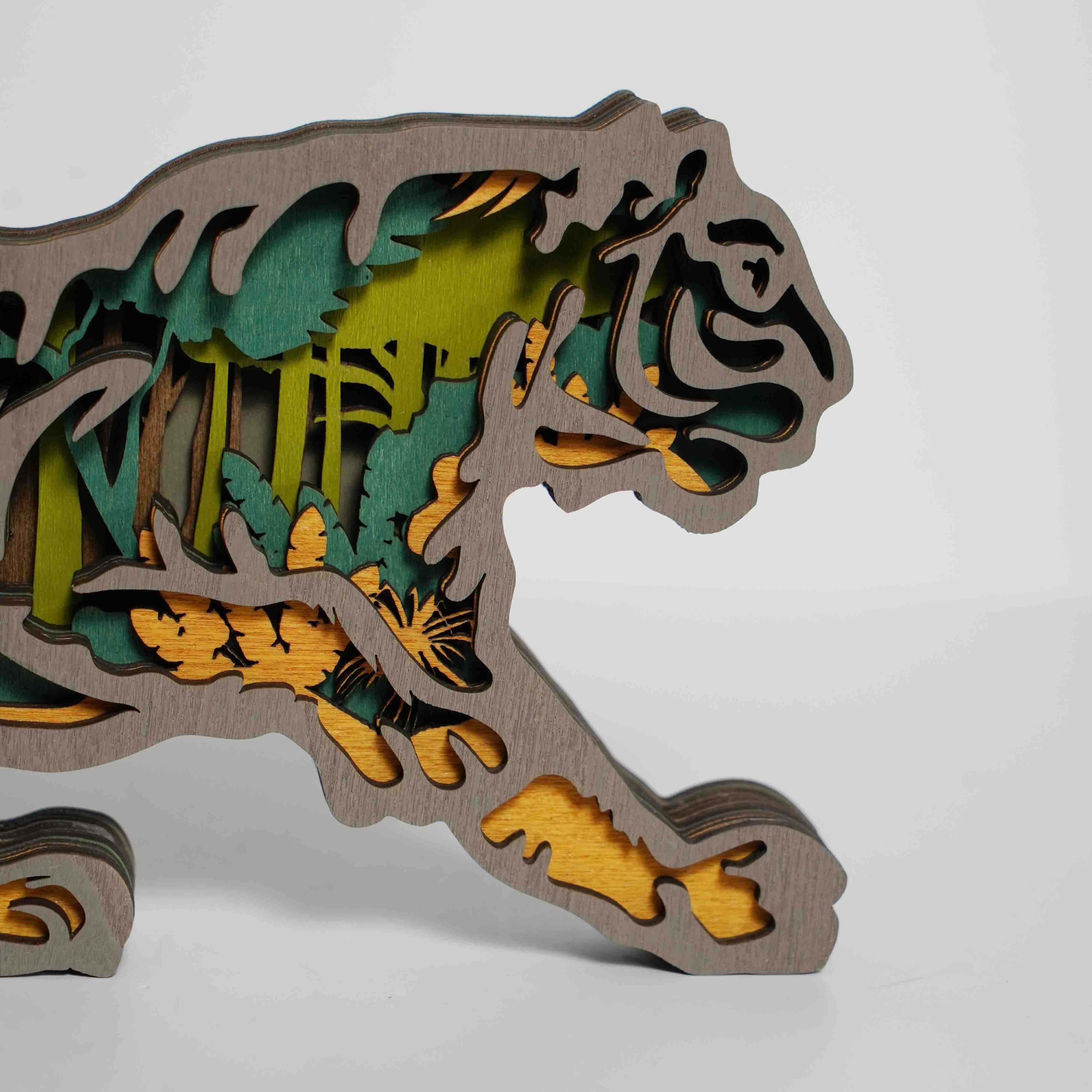 New Arrivals!-Tiger Carving Handcraft Gift