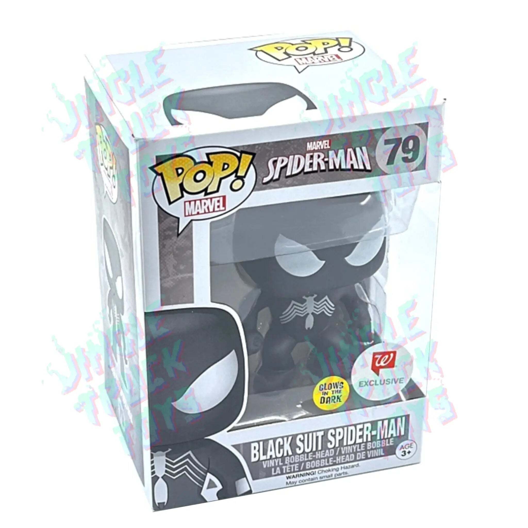 Black Suit Spider-Man (Glows in the Dark) Funko Pop! WALGREENS EXCLUSIVE