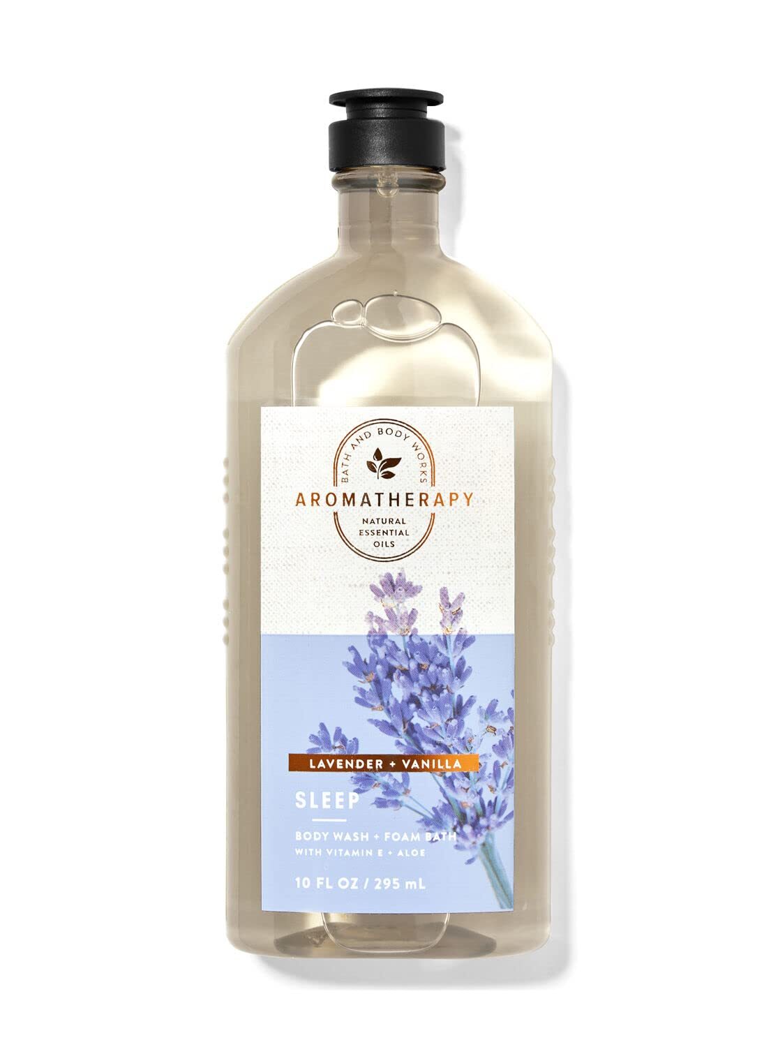 Bath & Body Works Bath and Body Works Aromatherapy LAVENDER + VANILLA Deluxe Gift Set - Body Cream - Body Lotion - Body Wash and Gentle Foaming Hand Soap - Full Size