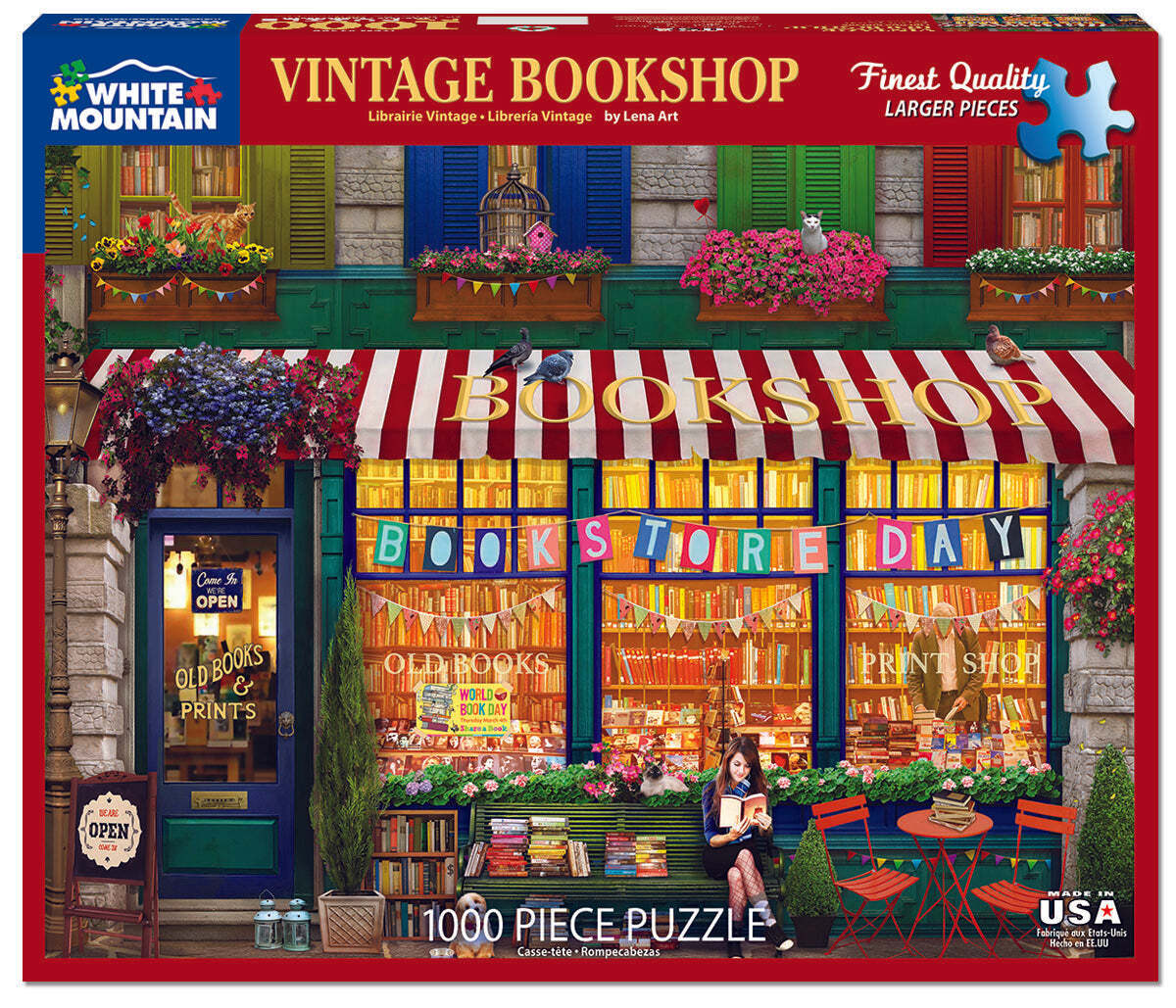 Vintage Bookshop  (1488pz) - 1000 Pieces