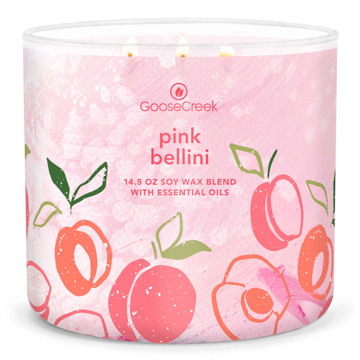 Pink Bellini Large 3-Wick Candle