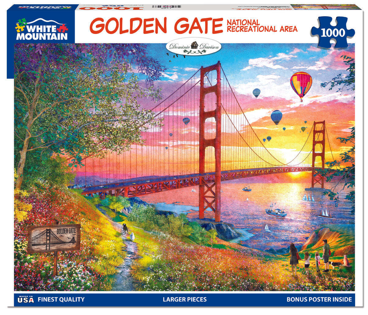 Golden Gate (1788pz) - 1000 Piece Jigsaw Puzzle