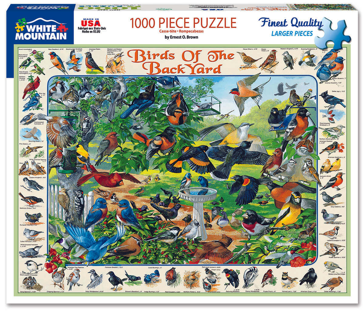 Birds of the Back Yard (267pz) - 1000 Piece Jigsaw Puzzle