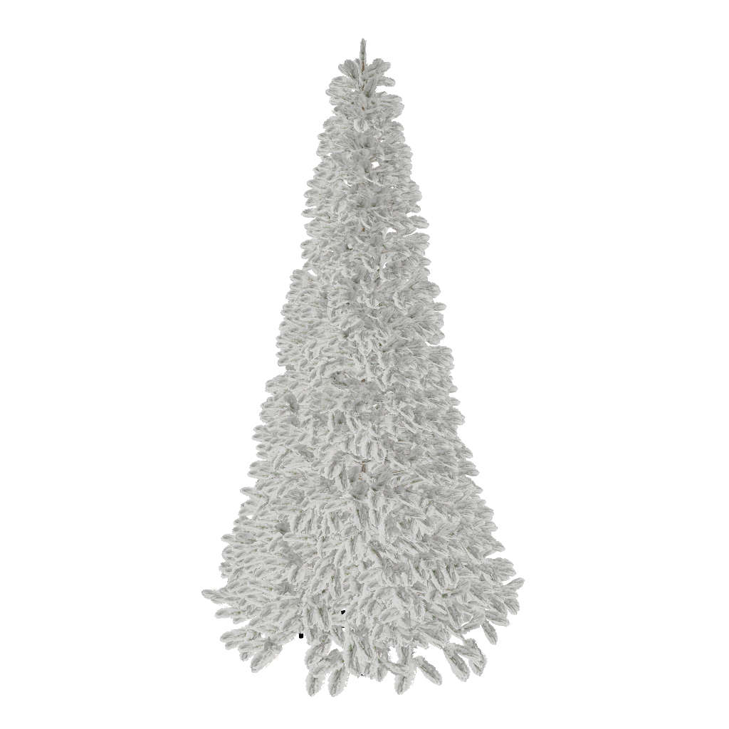 8' Prince Flock® Artificial Christmas Tree with 550 Warm White LED Lights