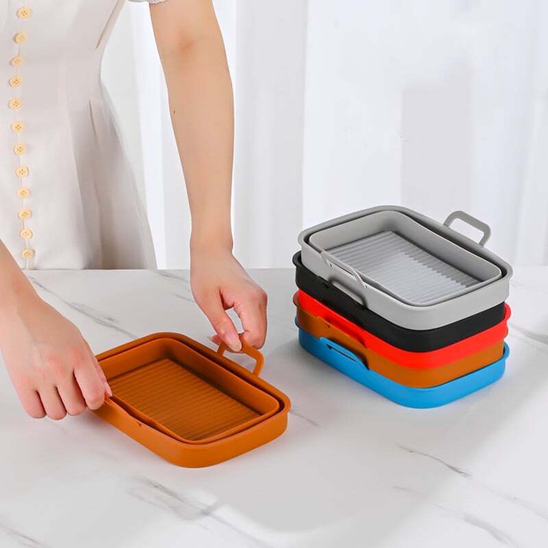 Foldable Air Fryer Silicone Baking Tray