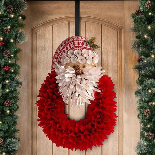 santa wreath