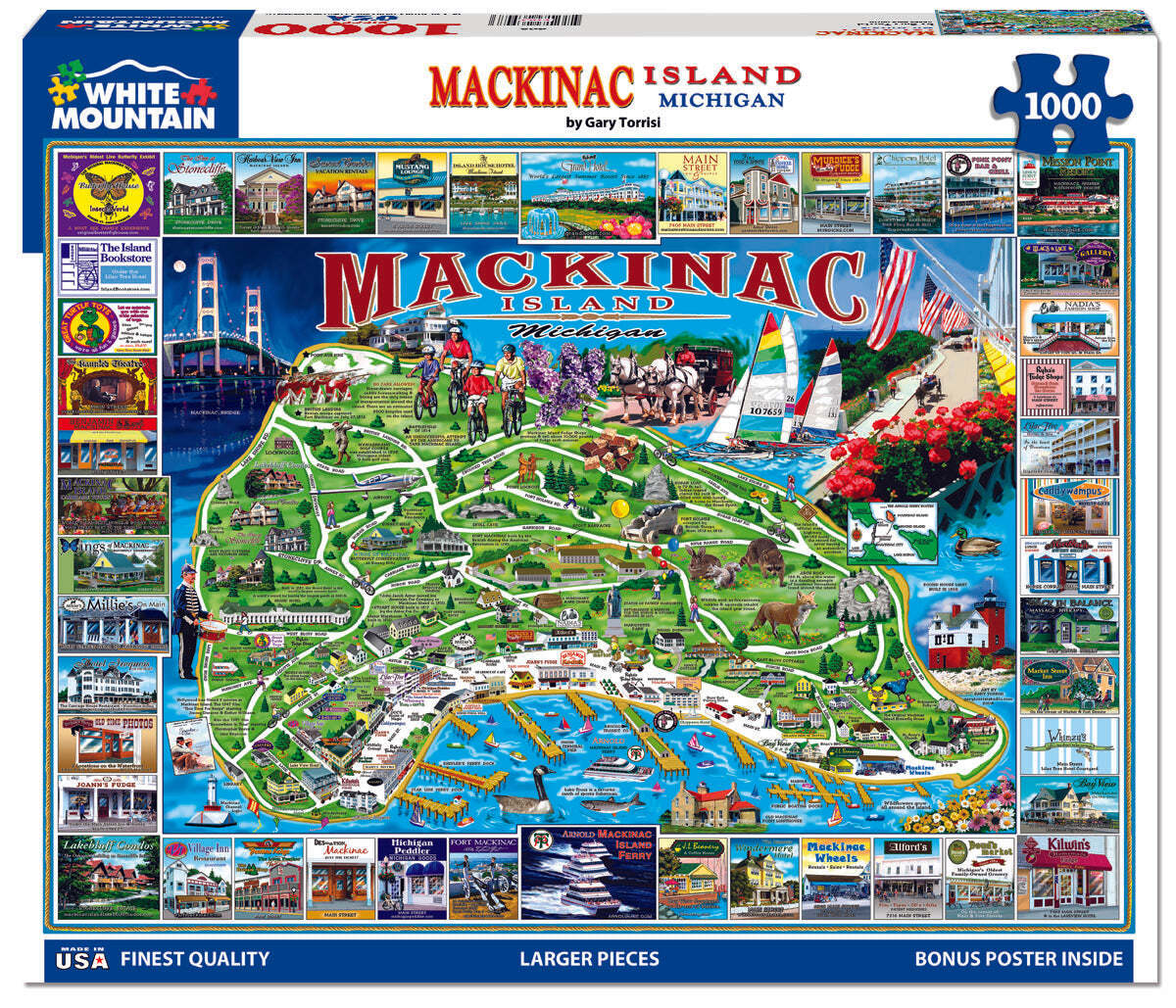 Mackinac Island (468pz) - 1000 Piece Jigsaw Puzzle