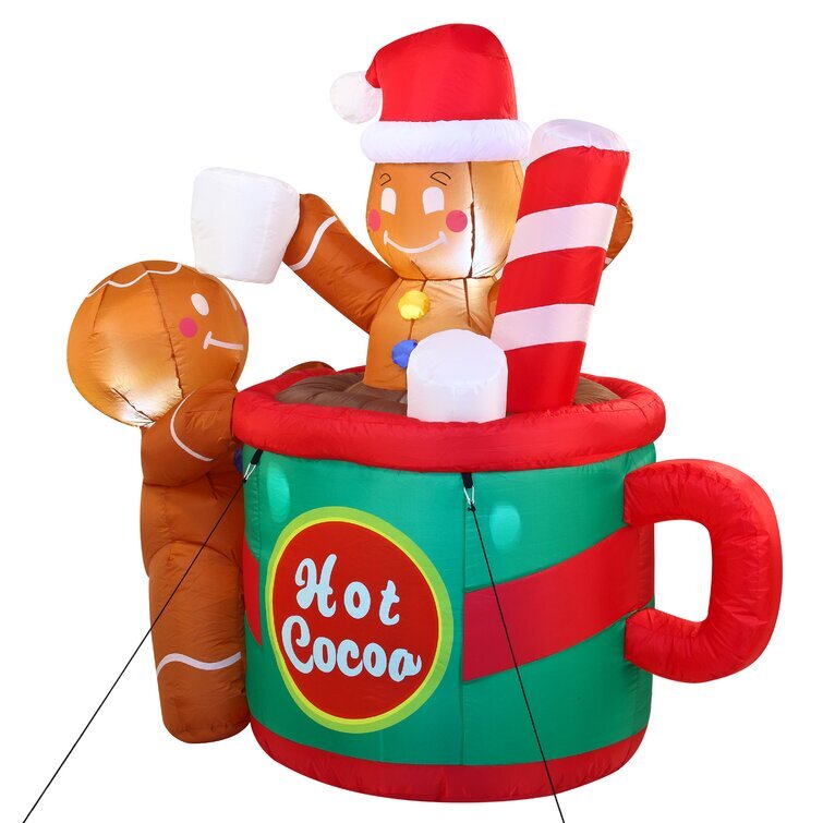Cocoa Gingerbread Inflatable