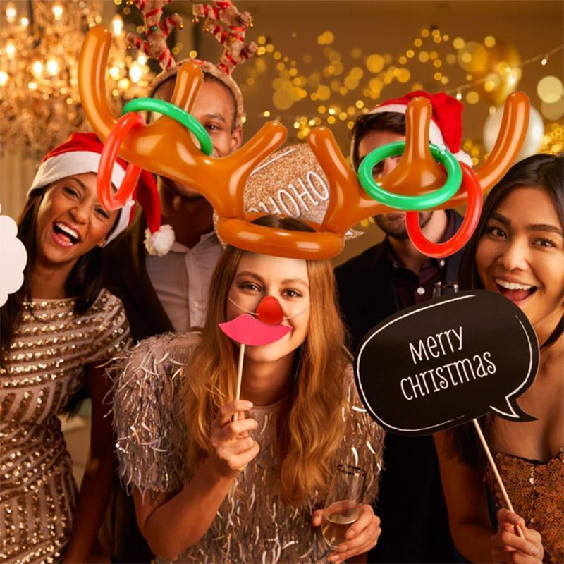 Christmas Reindeer Antler Ring Toss Game nummasas