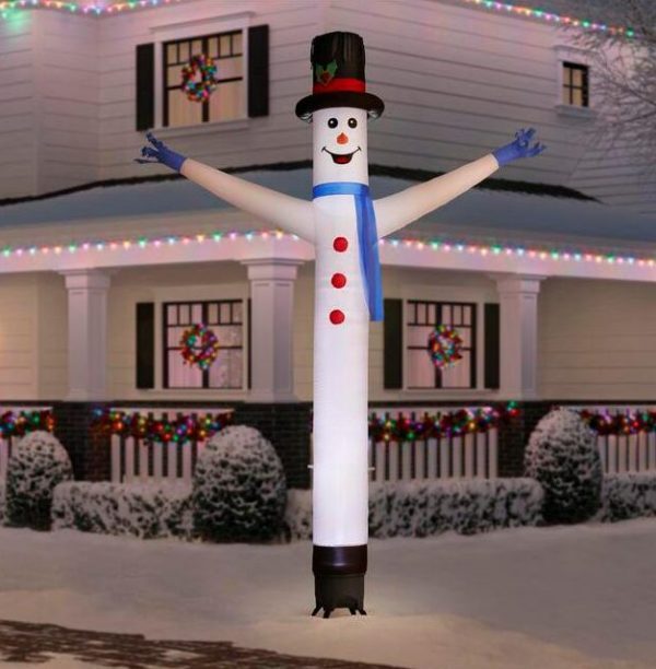 12 ft animated inflatable jolly jiggler snowman